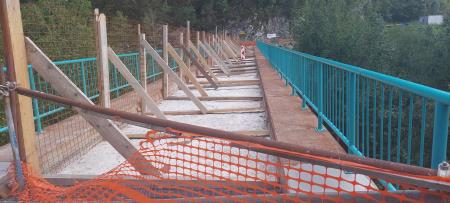 NEPREDVIDENE POŠKODBE MOSTU V LOG ČEZSOŠKI3